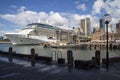 Cruise ship Celebrity Solstice in Sydney Harbour. Royalty Free Stock Photo