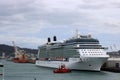 Cruise ship Celebrity Solstice in Wellington NZ