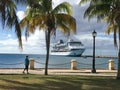 Cruise Ship Celebrity Summit In St. Croix Virgin Islands Royalty Free Stock Photo