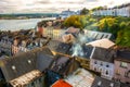 Cruise ship Cobh Ireland harbor port Cork beatiful cityscape