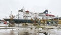 The cruise ship `Crown seaways`. Royalty Free Stock Photo