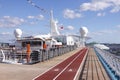 Cruise Ship Deck Royalty Free Stock Photo