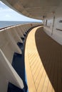 Cruise ship deck Royalty Free Stock Photo