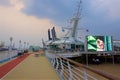 Cruise ship deck Royalty Free Stock Photo