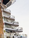 Cruise Ship Decks by Climbing Wall