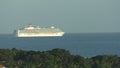 Cruise ship departs from Roatan