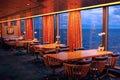 Cruise ship dining room Royalty Free Stock Photo