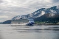 Cruise ship Discovery Princess arriving at Juneau