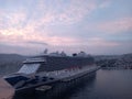 Cruise ship dock at Kusadasi Turki Royalty Free Stock Photo