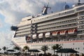 Cruise Ship docked Royalty Free Stock Photo