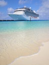 Cruise ship docked in Grand Turk.