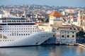 Cruise ship docked at the Havana cruise terminal in Cuba