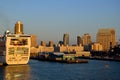 Cruise ship in port