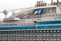 Cruise ship docked at the terminal in Southampton, United Kingdom Royalty Free Stock Photo