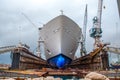 Cruise Ship Drydock Royalty Free Stock Photo