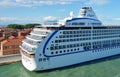Cruise Ship entering Port of Venice, Italy