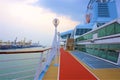 Cruise ship deck Royalty Free Stock Photo