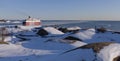 Cruise ship Gabriella leaves from Helsinki