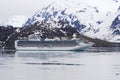 Cruise Ship in Glacier Bay Ala Royalty Free Stock Photo