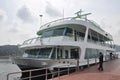 Cruise Ship in Hakone Port at Ashi lake from Fuji - Hakone - Izu National Park in Japan