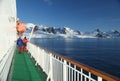 Cruise ship, icebreaker, with lifeboat