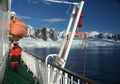 Cruise ship, icebreaker, with lifeboat