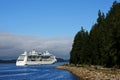 Cruise Ship in Icy Strait Point, Alaska