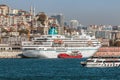 Cruise ship in Istanbul Port Royalty Free Stock Photo