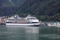 Cruise Ship in Juneau Royalty Free Stock Photo