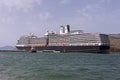 A cruise ship in Kefalonia Royalty Free Stock Photo