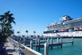 Cruise Ship at Key West pier, Florida Keys