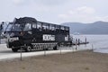 Cruise Ship on Lake Ashi from Hakone City Port in Japan