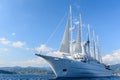Cruise ship in Portofino Italy Royalty Free Stock Photo
