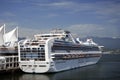 Cruise ship leaving Vancouver