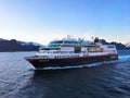 Cruise ship in Lofoten, Norway.