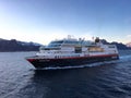 Cruise ship in Lofoten, Norway.