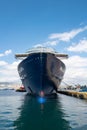 the cruise ship Mein Schiff 6 is in the port of Piraeus Royalty Free Stock Photo