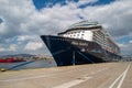 the cruise ship Mein Schiff 6 is in the port of Piraeus Royalty Free Stock Photo