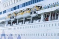 Cruise ship moored to the port of Valencia, Spain