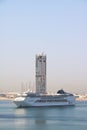 Cruise ship MSC Lirica in Dubai. UAE