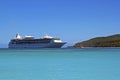 Cruise ship in Mystery island, Vanuatu, South Pacific