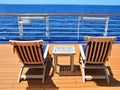 Cruise ship open deck Royalty Free Stock Photo