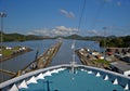 Cruise Ship, Panama Canal Royalty Free Stock Photo