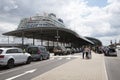 Cruise ship and passenger terminal Southampton UK Royalty Free Stock Photo