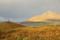 Cruise ship passengers visiting Cape Horn, Tierra del Fuego Royalty Free Stock Photo