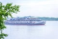 Cruise ship Pavel Bazhov on the Volga.