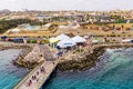 Cruise Ship Pier Into Curacao Royalty Free Stock Photo