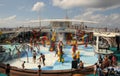 Cruise ship pool deck
