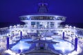 Cruise ship pool deck pools Royalty Free Stock Photo