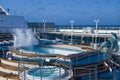 Cruise Ship Pool Wave Royalty Free Stock Photo